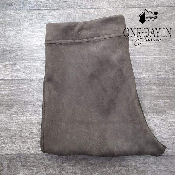 Calvin Klein Faux Suede Pull On Pants Size L - Picture 6 of 6